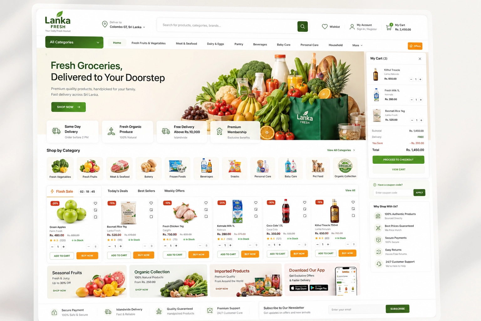 Organic Food Store